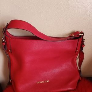 Michael Kors Brooke medium leather grain bag